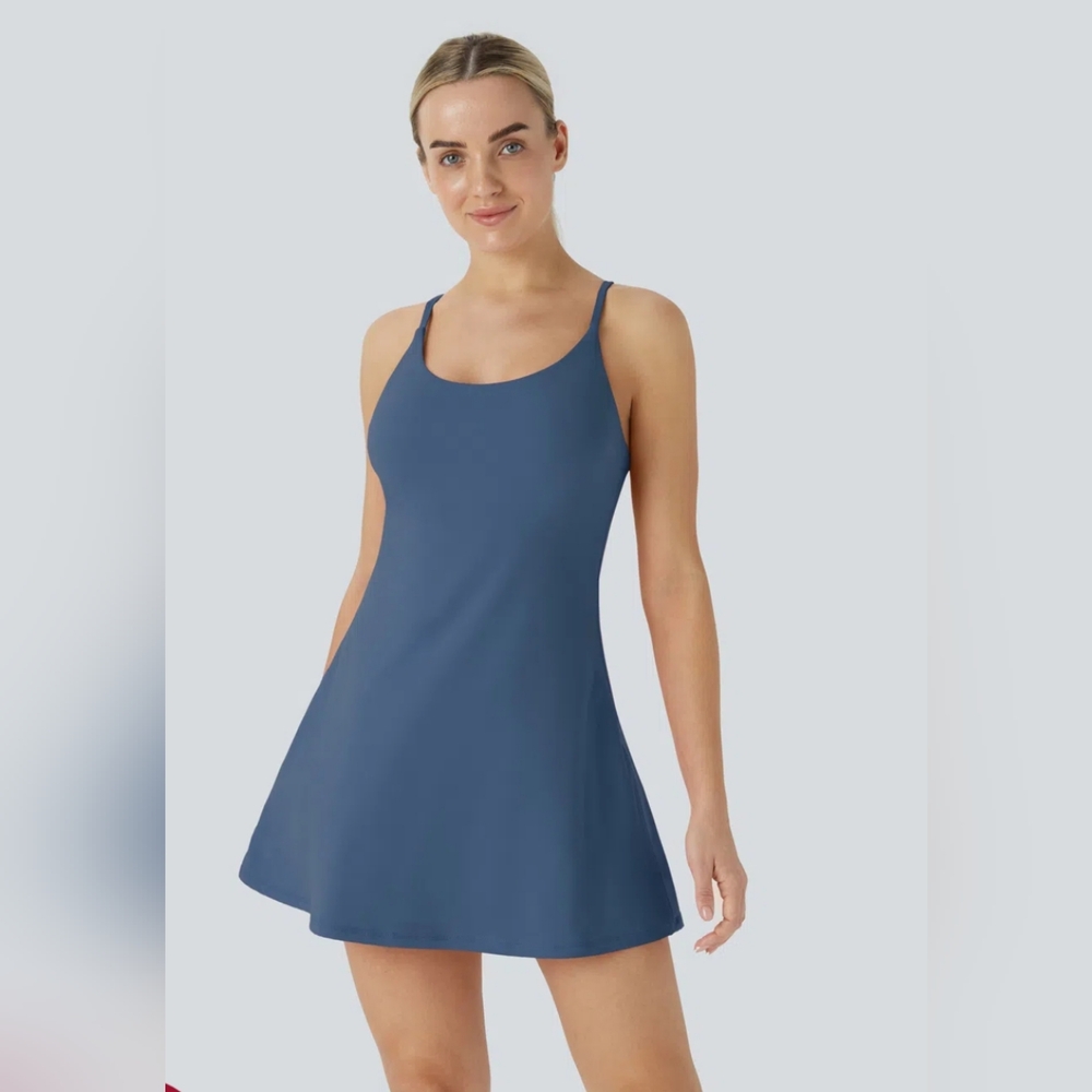 👝HALARA Softlyzero™ Plush Backless Active Dress, Small - Picture 2 of 14